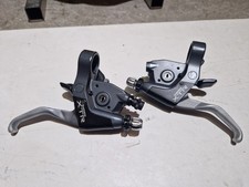 1990s Shimano XTR ST-M951 Combi Brake/Shifters 3x8 - bent lever
