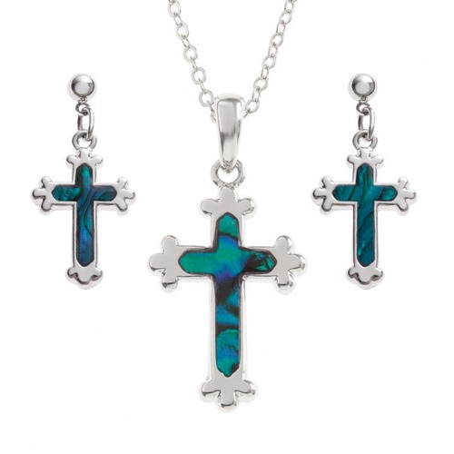 Tide jewellery inlaid paua - inlaid,