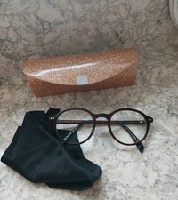 KYLIE MINOGUE Brown Glasses with Case New