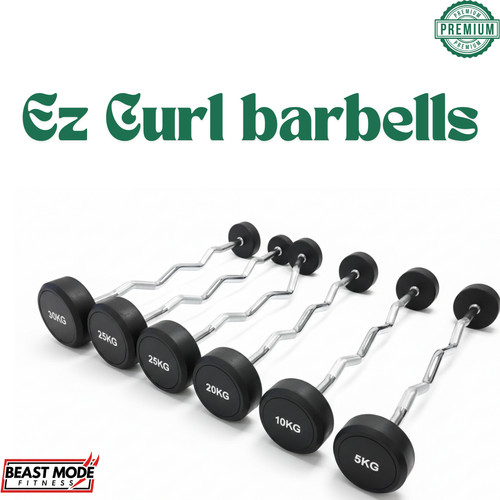 Fixed weight curl bar - ez,