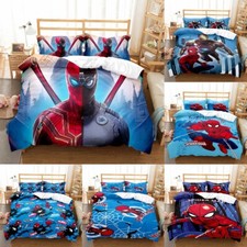 Spider-Man Quilt/Duvet/Doona Cover Bedding Set Pillowcase - Single Double Size