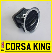 Vauxhall Corsa D Dashboard Air Vent – Chrome Surround Trim & Centre – 13417366 
