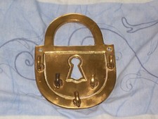 Solid Brass Lock Key Holder