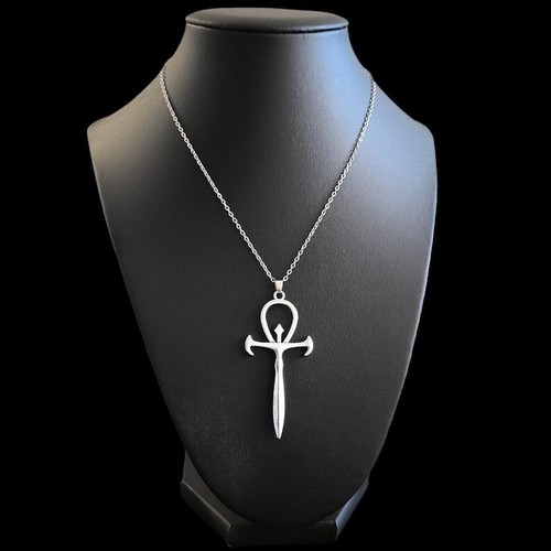 Ankh cross necklace - ankh,