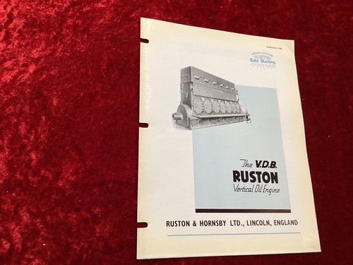 Ruston hornsby ltd - &, v.d.b