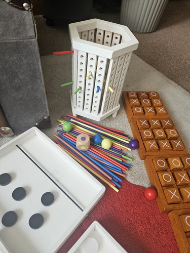 Wooden kerplunk type game - wooden,