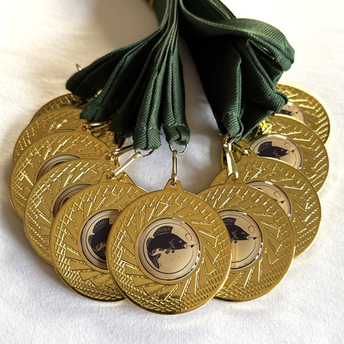 Fishing medals ribbons - fishing,