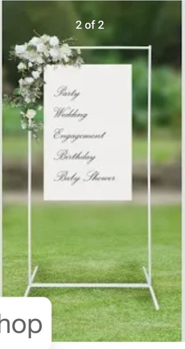 Metal white wedding arch - wedding,