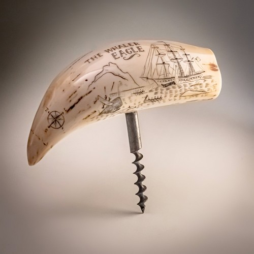 Vintage faux scrimshaw whaler - vintage,