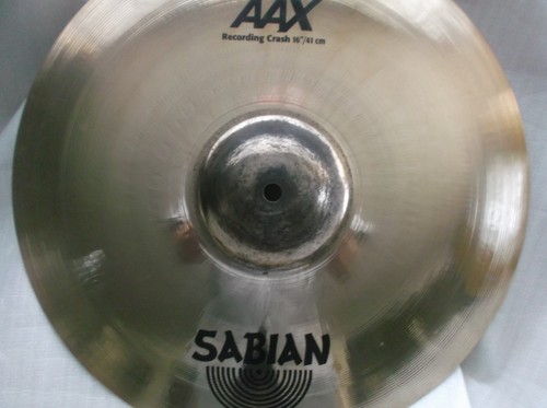 Sabian aax recording - sabian, crash
