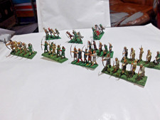 AIRFIX HO/OO PAINTED / BASED 44 FIGURES SAXONS / ROBIN HOOD SEE PHOTOS / DESC.