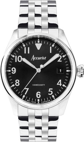 Accurist mens watch with black - accurist,