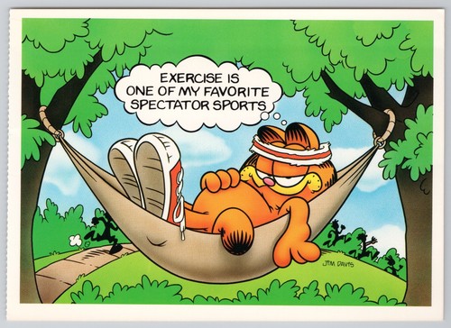 Postcard garfield the cat - garfield,