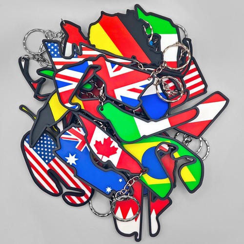Motorsport circuit keychain - motorsport,
