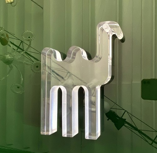 Iconic camel lucite - iconic, sculpture
