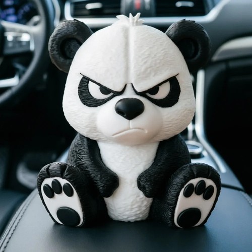 Panda sculpture ornament home - sculpture,