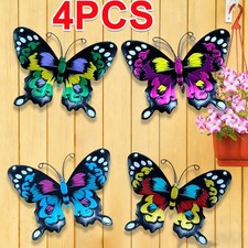 4PCS Large Metal Butterfly