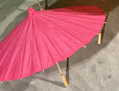 Inch fuchsia paper umbrella - 32,