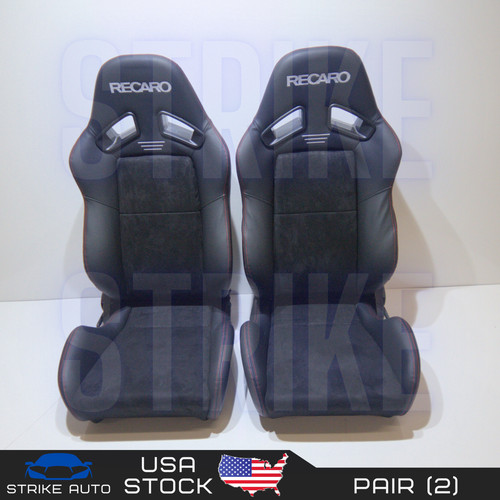 Recaro style suede black - suede,
