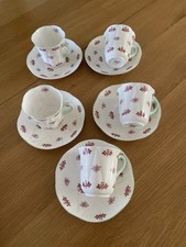 Shelley rosebud tea dishes - shelley,
