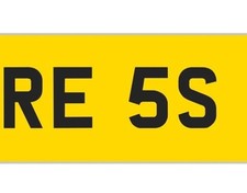 Reece Rhys Rees Reese Top Number Name Plate For Sale DVLA Gift Investment RS RS3