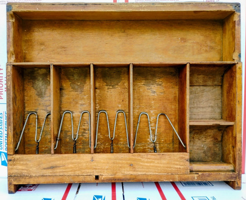 Antique wooden national cash - antique,