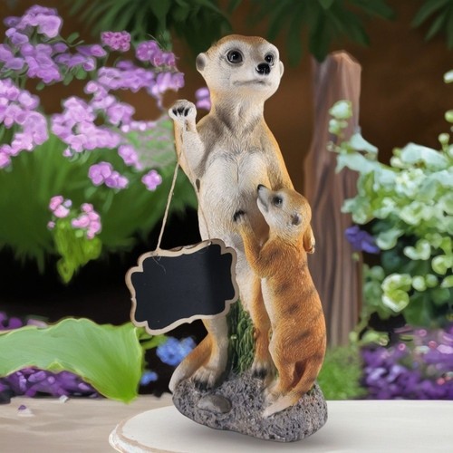 Resin meerkat decorative - resin,