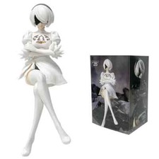 15CM Nier: Automata Yorha No. 2 Type B PVC Figure - Anime Collectible Toy White