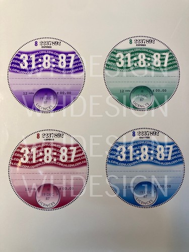 Vintage road tax - ,