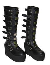 Trinity Black Silver Buckle