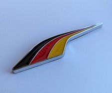 Chrome German Tricolour Flag
