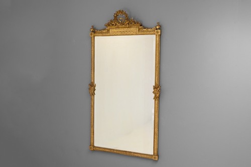 Overmantel mirror - overmantel,
