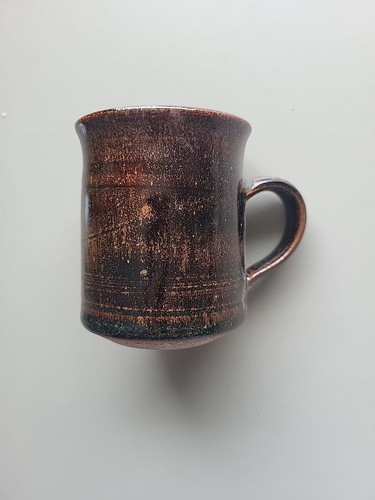 Hand thrown studio brown - thrown,
