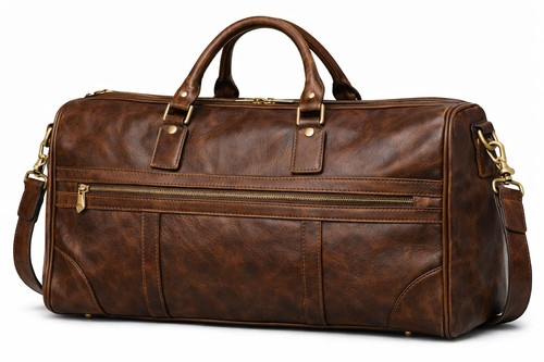 Vintage style leather - vintage, duffel