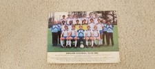 England Football Team Card