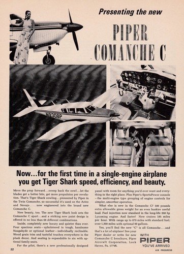 1969 piper comanche - piper,