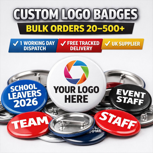 Custom logo badges bulk - custom, –