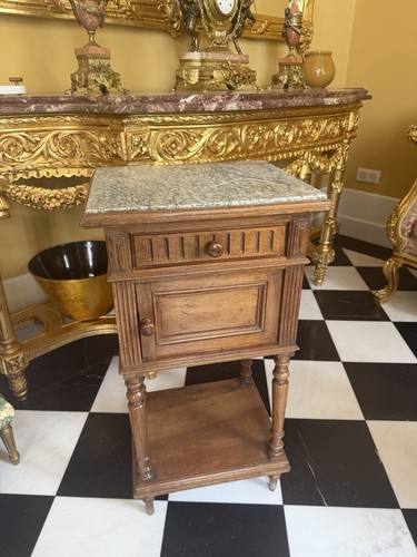 French marble bedside - marble,
