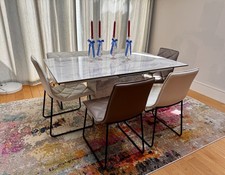 COMPLETE Marble Dining Set -