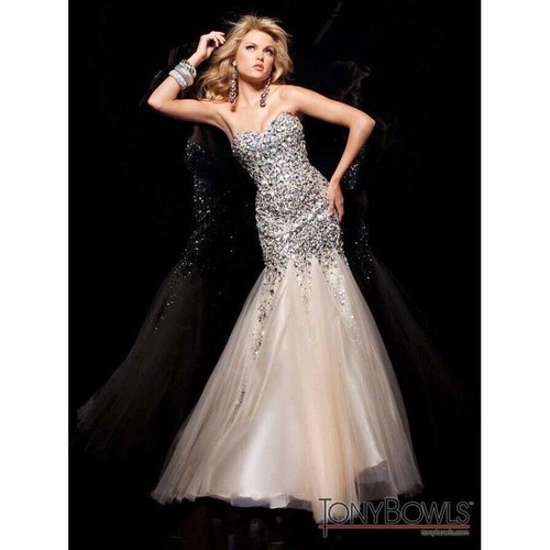 Tony bowls strapless prom - bowls, gown
