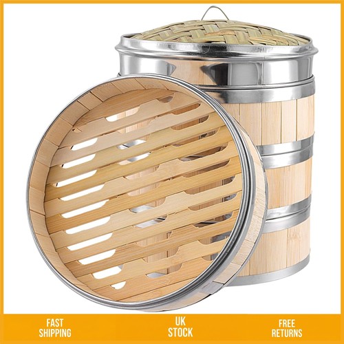 Durable tier bamboo steamer - tier,