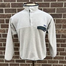Vintage 1997 Patagonia Synchilla Snap-T Pullover Fleece Made In USA Oatmeal M