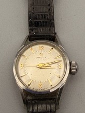 Vintage Stainless Steel Omega Ladies Watch (Not working)