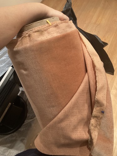 Large roll fabric peach - roll,