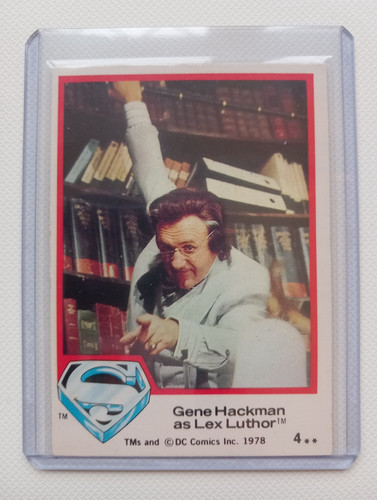 Superman 1978 card 4 dc - card,