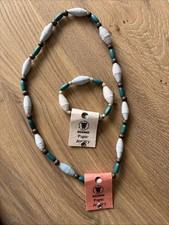 Handmade Paper Bead Necklace