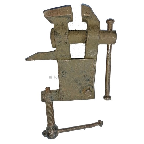Antique vise jaw with - vise, small