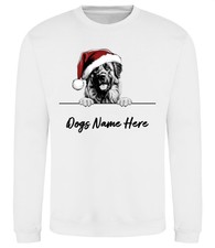 LEONBERGER Personalised Christmas Dog Sweatshirt Adults Kids Jumper Xmas Sweater
