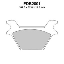 Pair of Brake Pads Ferodo FDB2001P XL 1200 C Sportster Custom 1996-1999