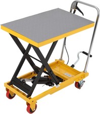 Hydraulic Lift Table, Capacity 150kg, Mobile Scissor Lift Platform Trolley Cart